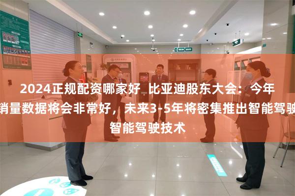 2024正规配资哪家好  比亚迪股东大会：今年海外销量数据将会非常好，未来3-5年将密集推出智能驾驶技术