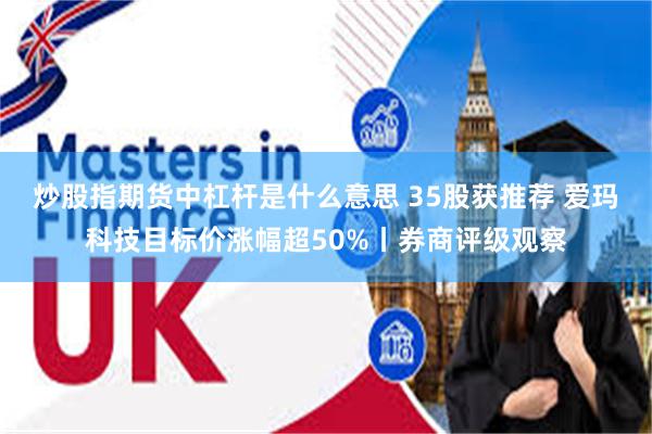 炒股指期货中杠杆是什么意思 35股获推荐 爱玛科技目标价涨幅超50%丨券商评级观察