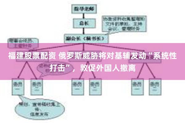 福建股票配资 俄罗斯威胁将对基辅发动“系统性打击”，敦促外国人撤离
