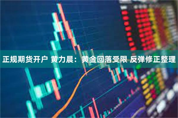 正规期货开户 黄力晨：黄金回落受限 反弹修正整理