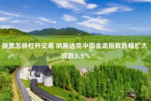 股票怎样杠杆交易 纳斯达克中国金龙指数跌幅扩大 现跌3.5%