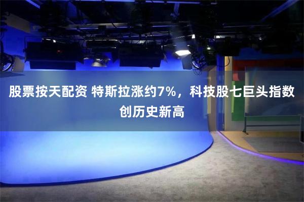 股票按天配资 特斯拉涨约7%，科技股七巨头指数创历史新高