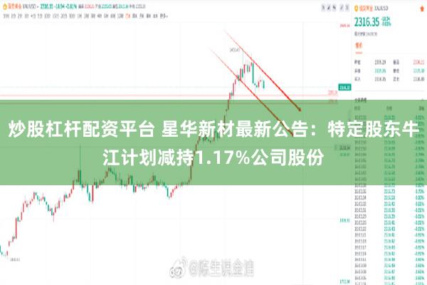 炒股杠杆配资平台 星华新材最新公告：特定股东牛江计划减持1.17%公司股份
