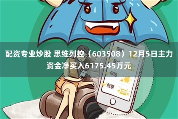配资专业炒股 思维列控（603508）12月5日主力资金净买入6175.45万元
